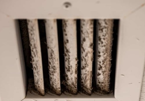 Will cleaning the air duct remove mold?