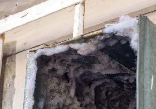 Can cleaning the air duct cause damage?